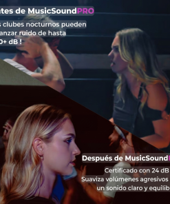 Alternative view of Music SoundPRO Tapones para conciertos, festivales y música